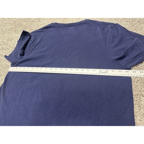 XL Dallas‎ Cowboys Authentic NFL Apparel SS Navy Blue Crew Neck Tee Shirt Mens - Picture 9 of 9